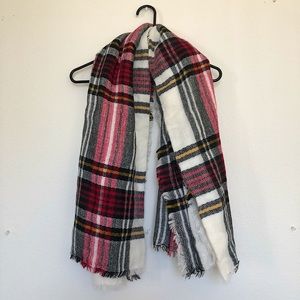 Plaid Blanket Scarf